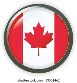 Flag button series of all sovereign countries - Canada