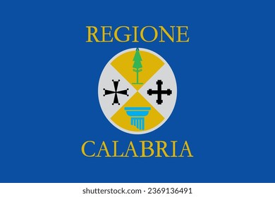 Bandera de Calabria (Regiones de Italia, República Italiana) Kalavri