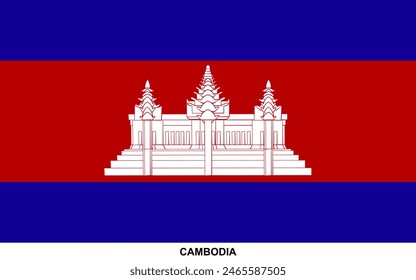 Flag of CAMBODIA, CAMBODIA national flag