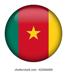 Flag of Cameroon Glossy Button