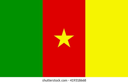 Flag of Cameroon vector image