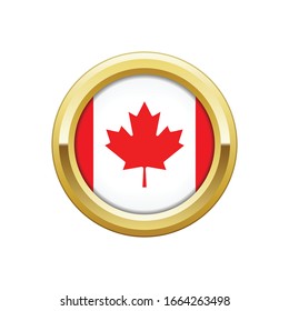 Golden Marker Location Icon National Flag Stock Vector (Royalty Free ...