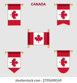 Flag of Canada, Canada national flag. Vector illustration