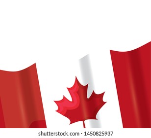 flag of canada patriotic icon