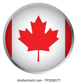 Flag of Canada (Round icon)
