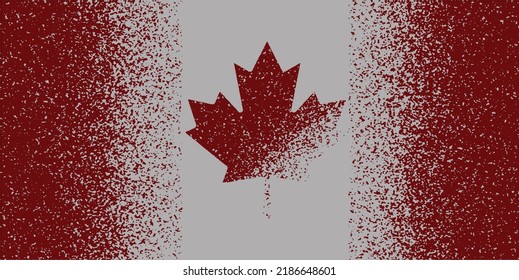 Flag of Canada in vector