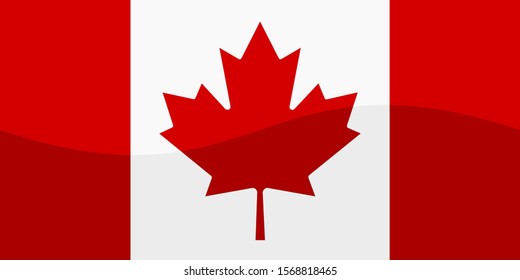 flag of canada. vector background