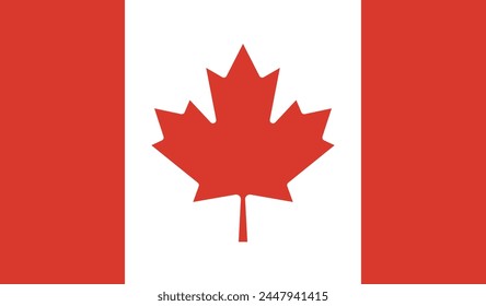 Bandera Canada Vector Design CA