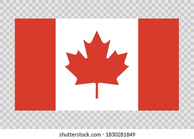 Flag of Canada. Vector illustration