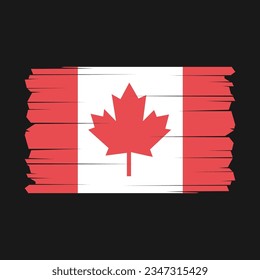 Flag of Canada vector illustration
