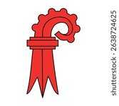 The Flag of Canton of Basel-Landschaft, one of the 26 cantons of Switzerland. 
