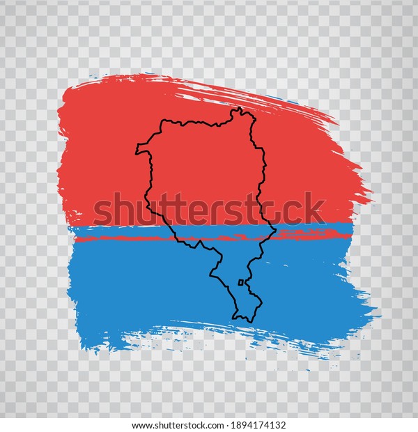 Flag of Canton of\
Ticino from brush strokes. Blank map Canton of Ticino. \
Switzerland. High quality map and flag for your web site design,\
app  on transparent background. \
EPS10.