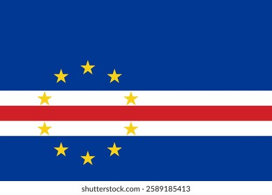 Flag of Cape Verde, 3:2 Format, Cape Verde Flag