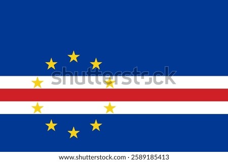 Flag of Cape Verde, 3:2 Format, Cape Verde Flag