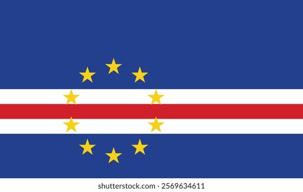 Flag of Cape Verde logo icon