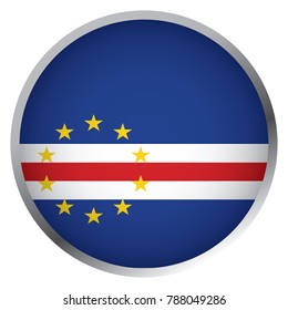 Flag of Cape Verde (Round icon)