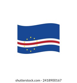 Flag of Cape Verde vector symbol