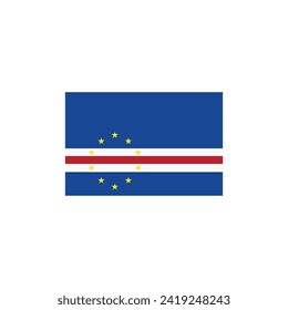 Flag of Cape Verde vector symbol