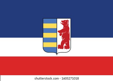 Flag Of Carpathian Ruthenia In Proportions And Colors Vector.