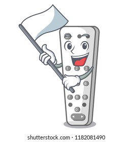 With flag cartoon remote control of air conditioner