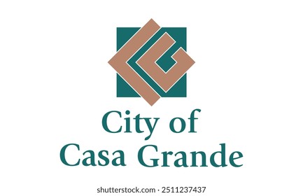 Bandeira de Casa Grande, Arizona, EUA.