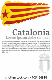 Flag of Catalonia, Autonomous communities of Spain, is an unofficial flag Catalan separatists, template for the award, an official document with the flag of Catalonia