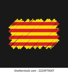 Indicador vectorial de la bandera de Cataluña