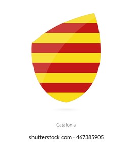 Flag of Catalonia. Vector Illustration.