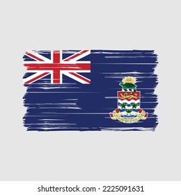 Ilustración vectorial de la bandera de las Islas Caimán