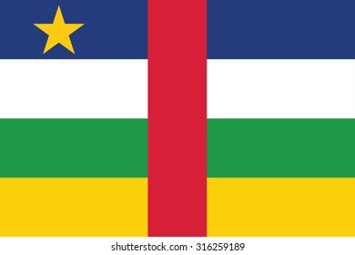 Flag of Central African Republic 