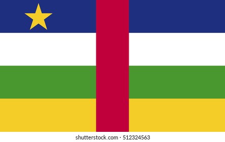 Flag of central african republic