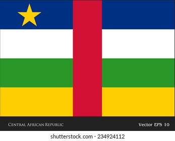 Flag Central African Repudlic