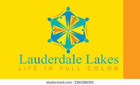 Flag of Ceredo West Virginia Lauderdale Lakes Florida West Miami Florida Vector eps 8
