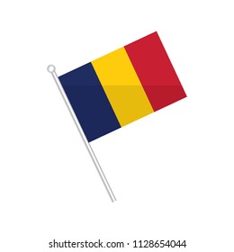 Flag of Chad. Flag of Africa