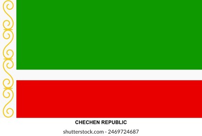 Flag of CHECHEN REPUBLIC, CHECHEN REPUBLIC national flag