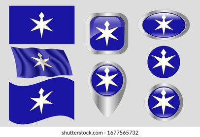 The Flag of Chiba, Japan