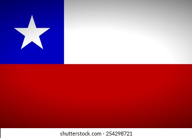 Flag of Chile. Vector illustration.