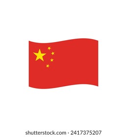 Flag of China vector symbol