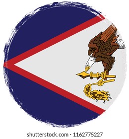 Flag Circle of Americon Samoa