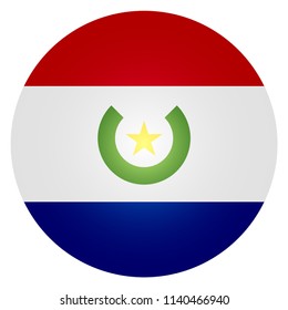 Flag Circle of paraguay