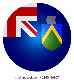 Flag Circle of pitcairn-islands