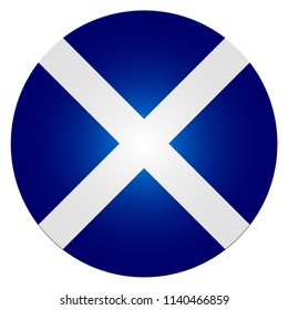 Octagon Icon Flag Scotland Isolated On Stock Vector (Royalty Free ...