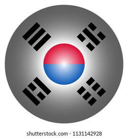 Flag Circle of south-korea