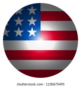 Flag Circle of united_states