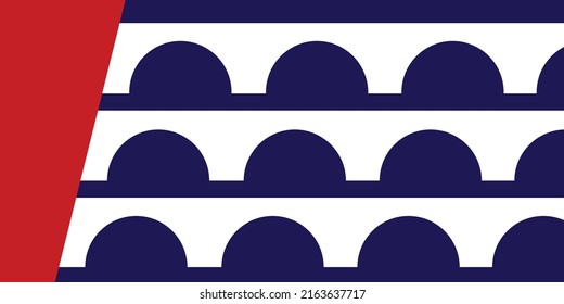 Flag City Des Moines Iowa Usa Stock Vector (Royalty Free) 2163637717 ...