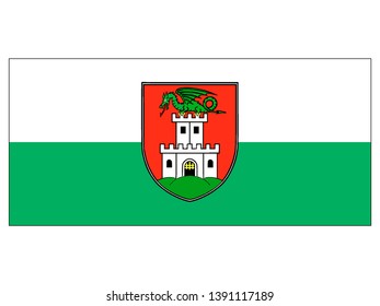 Flag of the City of Ljubljana