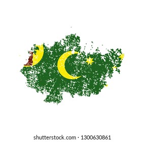 Flag Cocos Islands of the old state