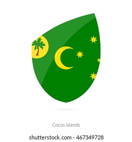 Flag of Cocos Islands. Vector Illustration.