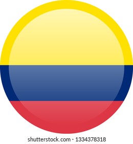 Flag of Colombia. Accurate dimensions, elements proportions and colors.
