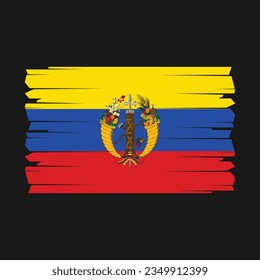 Flag of Colombia national country symbol vector illustration